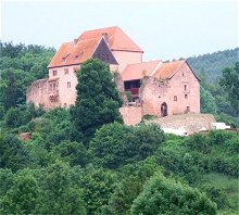 Die Burg von Nordwesten