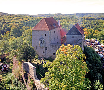 Tannenburg beim Fest